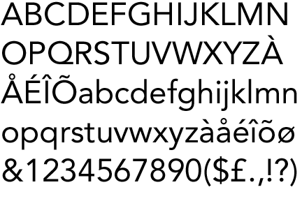 Avenir, my new font (for now)