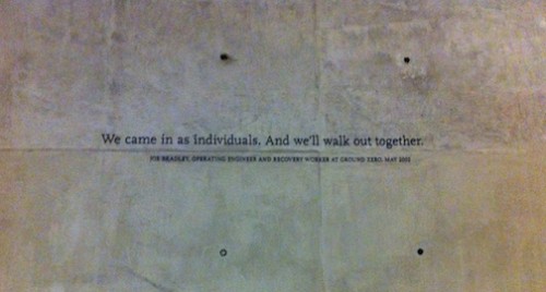 Wall Text next to the Museum exit.
